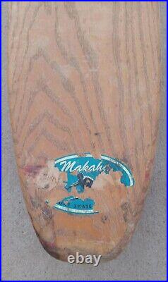 Vintage Skateboard Makaha 1960's Longboard RARE
