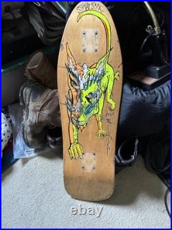 Vintage Skateboard Mini Model Schmitt Stix Chris Miller 29 3/4 x 9 1/8
