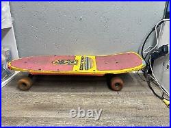 Vintage Skateboard NASH Executioner Red Line Yellow Pink Dragon With XR-2 Trucks