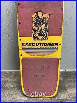 Vintage Skateboard NASH Executioner Red Line Yellow Pink Dragon With XR-2 Trucks