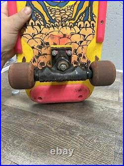 Vintage Skateboard NASH Executioner Red Line Yellow Pink Dragon With XR-2 Trucks