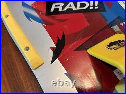 Vintage Skateboard NASH Totally Rad 1986. Rare Vintage Skateboard NASH Totally Rad 1986. Rare