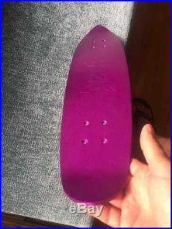 Vintage Skateboard Nos Banzai Aluminum Deck 1970s 24 Inches Purple Stunning