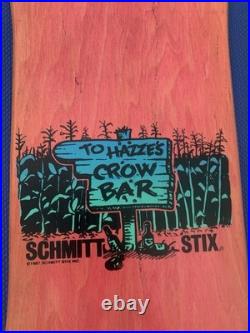 Vintage Skateboard OG Schmitt stix skateboards Hans Lindgren 80s Nos Condition Vintage Skateboard OG Schmitt stix skateboards Hans Lindgren 80s Nos Condition