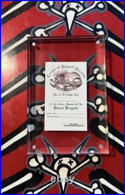 Vintage Skateboard Powell Peralta Bones Brigade Pro Riders Card