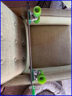 Vintage Skateboard Powell QuickTail 1976. Sims Mini Comp Wheels, Gullwing Trucks