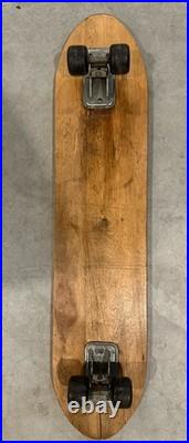 Vintage Skateboard Roll A Board By Royal Surfer 1960 Rare Board From GB
