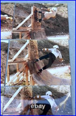 Vintage Skateboard Skateboarding Half-Pipe Vert Ramp Photo Photograph Lot of 70