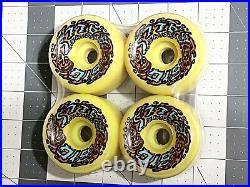 Vintage Skateboard Wheels NOS Santa Cruz Big Balls 65mm 92a Yellow Sealed