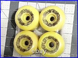 Vintage Skateboard Wheels NOS Santa Cruz Big Balls 65mm 92a Yellow Sealed