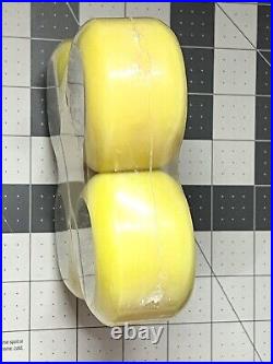 Vintage Skateboard Wheels NOS Santa Cruz Big Balls 65mm 92a Yellow Sealed