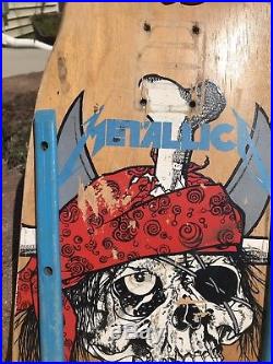 Vintage Skateboard Zorlac Metallica deck (dogtown hawk sims powell peralta)