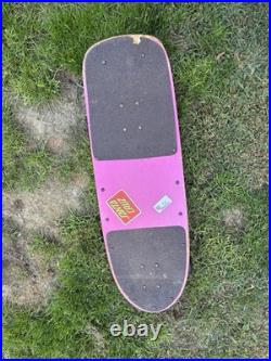 Vintage Skull Sword Skateboard 1980s