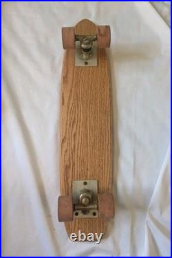 Vintage Sokol Skateboard Wood Deck Clay Wheels Nice