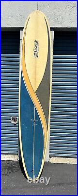 Vintage Surfer Longboard SABER 9' 2 Minchinton for Robert August Endless Summer