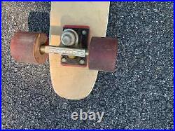 Vintage Surfer Skateboard BENNETT PRO ROAD RIDER WHEELS