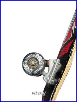 Vintage TONY HAWK Pterodactyl Skull Birdhouse Skateboard Black Red 2001 Complete Vintage TONY HAWK Pterodactyl Skull Birdhouse Skateboard Black Red 2001 Complete
