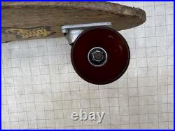 Vintage ThomsonTS Leopard skateboard. Bauman Trucks UFO back OJ Front. 70s