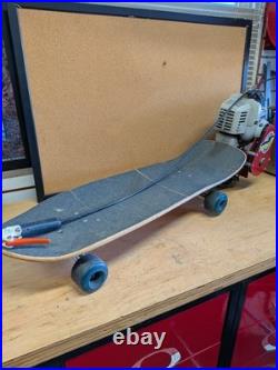 Vintage Tom Shanahan Powerboard Gas Powered Skateboard