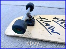 Vintage Tony Alva Tri Logo Skateboard Sims Wheels