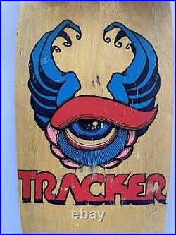 Vintage Tracker Deck, Trucks, Wheels. Skateboarding Please See All Photos