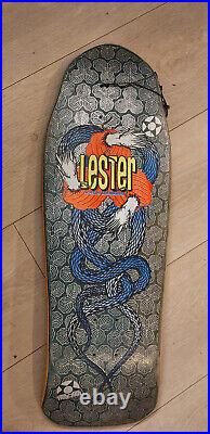 Vintage Tracker Lester Kasai Twisted Dragons 1988 80s Deck Vintage Skateboard