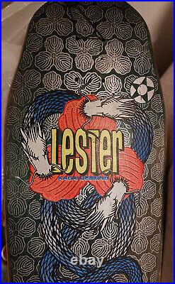 Vintage Tracker Lester Kasai Twisted Dragons 1988 80s Deck Vintage Skateboard