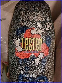 Vintage Tracker Lester Kasai Twisted Dragons 1988 80s Deck Vintage Skateboard