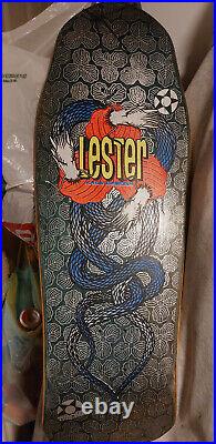 Vintage Tracker Lester Kasai Twisted Dragons 1988 80s Deck Vintage Skateboard