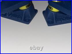 Vintage Tracker Quiktrack Skateboard Trucks NOS RARE All Metal Blue Originals 9