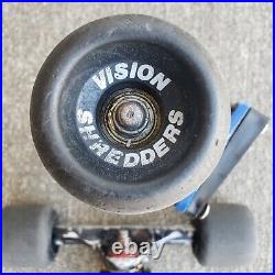 Vintage Tracker Ultralights Skateboard Trucks with Vision Shredder Wheels