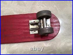 Vintage Tresco Official Skee-Skate Board Metal Wheels Wooden 18.5 Long