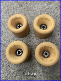 Vintage Tunnel Super Rock Skateboard Wheels 1970s Slightly Used 61mm