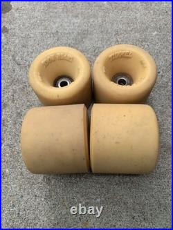 Vintage Tunnel Super Rock Skateboard Wheels 1970s Slightly Used 61mm