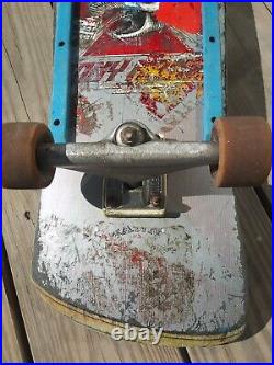 Vintage Used 1983 XT Powell Peralta Tony Hawk Skateboard Deck Independent OJII