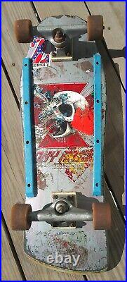 Vintage Used 1983 XT Powell Peralta Tony Hawk Skateboard Deck Independent OJII
