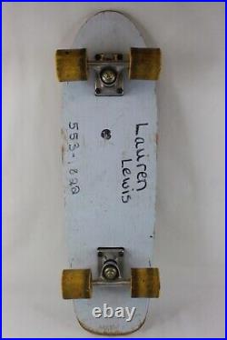 Vintage Valterra Alley Cat I Shred 1987 Skateboard with Trucks & Yellow Wheels