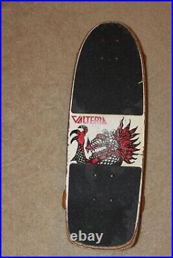 Vintage Valterra Dragon 1980's Cream Color Skateboard