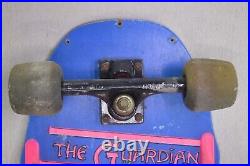 Vintage Valterra Guardian Skateboard 1985 Dragon Green Pink Blue Made USA