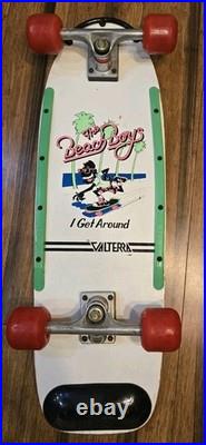 Vintage Valterra The Beach Boys I get around Skateboard 1987 Old School