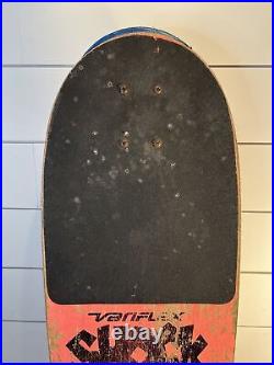 Vintage Variflex Shock Treatment Pink 1980s Skateboard All Original Survivor