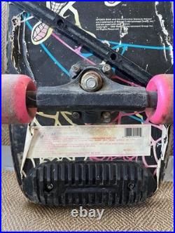 Vintage Variflex Skateboard 1990 Spider-Man Marvel Skate Wooden Board RARE