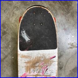 Vintage Variflex Skateboard Pink White Old School Street Rage II Wheels 80s 90s