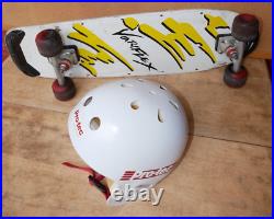 Vintage Variflex Skateboard Skate Deck 1980s Pro-tec Helmet 80s Wall Art