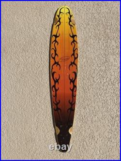 Vintage Vision Pin Tail Longboard Skateboard Deck Only Sidewalk Surfboard 46