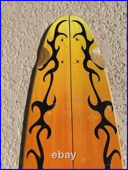 Vintage Vision Pin Tail Longboard Skateboard Deck Only Sidewalk Surfboard 46