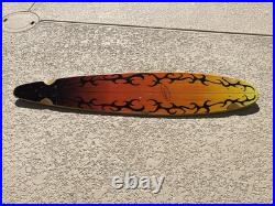 Vintage Vision Pin Tail Longboard Skateboard Deck Only Sidewalk Surfboard 46