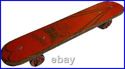 Vintage Wood Hot Dogger Ski Board Skateboard Torrance California METAL WHEELS Vintage Wood Hot Dogger Ski Board Skateboard Torrance California METAL WHEELS