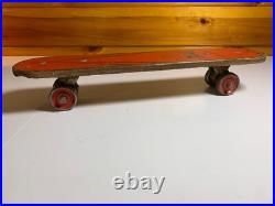 Vintage Wood Hot Dogger Ski Board Skateboard Torrance California METAL WHEELS Vintage Wood Hot Dogger Ski Board Skateboard Torrance California METAL WHEELS