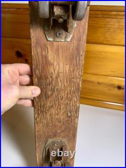 Vintage Wood Hot Dogger Ski Board Skateboard Torrance California METAL WHEELS Vintage Wood Hot Dogger Ski Board Skateboard Torrance California METAL WHEELS